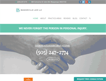 Tablet Screenshot of baskervillelaw.com